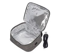 Jxngery USB Heating Lunch Box Bag Oxford Cloth Food Heated Thermal Bag for Outdoor Picnic Office