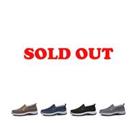 JXOPY Breathable Orthopedic Travel Plimsolls, CNA Trop Shoes for Men, Orthowalkway Mens Shoes Lightweight Non Slip Comfortable Casual Walking Boat Shoes(Blue,47 EU)