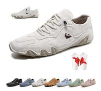 JXOPY Handmade Low Top Beck Shoes, Hiking Shoes Summer Non-Slip Walking Sneakers Outdoor Breathable Beck Outdoor Trail Shoes For Hiking & Walking (Color : Beige, Size : 37 EU)