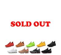 JXOPY Tallboost Sneakers, Height Boosting Shoes for Men, Mens Tallboost Shoes Walking Shoes Comfort Non Slip Breathable Knit Slip On Sneakers(Yellow,44 EU)