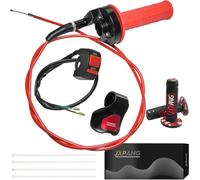 JXPANG 7/8" Mini Bike Throttle Assembly & Cable Kit - Universal Direct Replacement for Predator 212cc 196cc 6.5hp Coleman CT200U CT200U-EX BT200X Baja MB200 DB30 CT100U CC100X Motovox and More (Red)