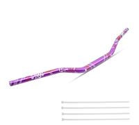 JXPANG Universal 28mm 1/1/8" Dirt Bike Handlebars, Upgraded Pit Bike Handlebar for Motocross CRF YZF KXF KLX RMZ DRZ Pit Dirt Bike ATV Quad (Purple)
