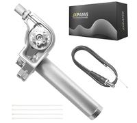 JXPANG Universal CNC Quick Twist Throttle Kit with Cable for 7/8" Bars - Fits CRF50 70 110 125 230 250, KLX, XR, Pit & Dirt Bike, ATV, Mini Bike (CT200U) (Style - A, Silver)