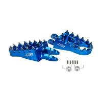 JXR Sur Ron Foot Pegs - Upgraded Pedal Rests Surron Accessories for Light Bee Dirt Bike - Anodised Aluminium Motorcycle Footpegs (Blue)