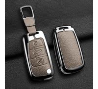 JXTTJ Car Key Cover for Audi A3 Sportback 8VA 2012-2015, Remote Control Car Key Shell Case Replacement Car Key Case Cover Protector Accessories,A-Schwarz