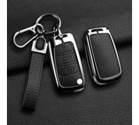 JXTTJ Car Key Cover for Audi A8 Quattro 2006-2011, Remote Control Car Key Shell Case Replacement Car Key Case Cover Protector Accessories,C-Blau