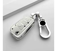 JXTTJ Car Key Cover for Audi TT Quattro 2006-2011, Remote Control Car Key Shell Case Replacement Car Key Case Cover Protector Accessories,Einheitsgröße-B White