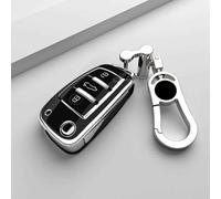 JXTTJ Car Key Cover for Audi TTS 2011-2015, Remote Control Car Key Shell Case Replacement Car Key Case Cover Protector Accessories,Einheitsgröße-B Black