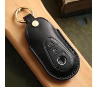 JXTTJ Car Key Cover for Benz C260L 2022 2023 2024, Remote Control Car Key Shell Case Replacement Car Key Case Cover Protector Accessories,Einheitsgröße-A Black