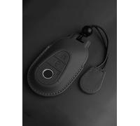 JXTTJ Car Key Cover for Benz E300L C260L GLC A200L C200 GLA GLB GLE350, Remote Control Car Key Shell Case Replacement Car Key Case Cover Protector Accessories,Einheitsgröße-A Black