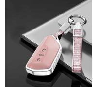 JXTTJ Car Key Cover for Seat Leon MK4 KL, Remote Control Car Key Shell Case Replacement Car Key Case Cover Protector Accessories,normal-B Pink