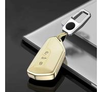JXTTJ Car Key Cover for Seat Tarraco 2020, Remote Control Car Key Shell Case Replacement Car Key Case Cover Protector Accessories,normal-A Gold
