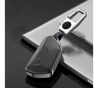 JXTTJ Car Key Cover for Skoda Enyaq iV 2020 2021 2022 2023 2024 2025, Remote Control Car Key Shell Case Replacement Car Key Case Cover Protector Accessories,Einheitsgröße-A Black