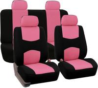 JXTTJ Car Seat Covers Full Set for Fiat Panda 3 Series (Type 169) 2003-2006 2007 2008 2009 2010 2011 2012, Cloth Car Seat Cushion Full Set Breathable Washable Front Rear Protectors Accessories