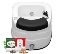 JXUANMM Acrylic Footbath Foot Soak Tub Acrylic Pedicure Sink, with Heat And Massage Pedicure Bowl Salon Massage Equipment Home Foot Bath Special For Hotel Foot Bath Club For Foot Soaking E