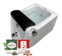 JXUANMM Acrylic Footbath Foot Soak Tub Acrylic Pedicure Sink, with Heat And Massage Pedicure Bowl Salon Massage Equipment Home Foot Bath Special For Hotel Foot Bath Club For Foot Soaking G