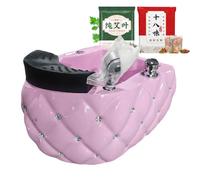 JXUANMM Acrylic Footbath Foot Soak Tub Acrylic Pedicure Sink, with Heat And Massage Pedicure Bowl Salon Massage Equipment Home Foot Bath Special For Hotel Foot Bath Club For Foot Soaking M