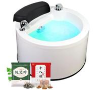 JXUANMM Acrylic Footbath Foot Soak Tub Acrylic Pedicure Sink, with Heat And Massage Pedicure Bowl Salon Massage Equipment Home Foot Bath Special For Hotel Foot Bath Club For Foot Soaking B