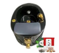 JXUANMM Home Foot Spa Pedicure Tub Acrylic Footbath Colorful Lamp Sturdy Tubs, Foot Spa Bath Massager with Heat and Jets, for Foot Stress Relief for Men & Women, with 60PCS foot bath bags N