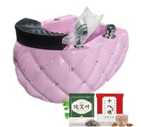 JXUANMM Pedicure Bowl, Foot Massager Foot Bath, hydromassage Foot Bath Acrylic Footbath Spa, with Hand Shower Massage and, Large Size Foot Soak Tub Bath Basin, with 60PCS foot bath bags M
