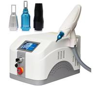 JXUANMM Switched Nd Yag la-ser hair removal machine for tattoo removal, eyebrow pigment removal, wrinkle removal, carbon black wrist, 1064nm and 532nm Q 3-Probes