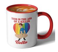 Jxubeuro, This is the Ass of a Killer Bella,Funny Vampire Coffee Mug, Ceramic Coffee Mug/Tea Cup, Unique Birthday and Holiday Gifts for Coworkers, Friends, Boss, Sisters