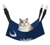 JxWCher Cozy Reversible Cat Hammock Bed for Crates & Cages,Soft Pet Resting,South Carolina Flag Print Playing Perch Mat