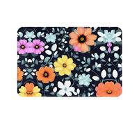 Jxwcher Door Mat - Beautiful Colourful Flowers Welcome Mat Doormat Rug Non Slip for Home Outdoors Entrance Way Doormat Entry Rugs