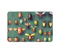 Jxwcher Door Mat - Insect Atlas Welcome Mat Doormat Rug Non Slip for Home Outdoors Entrance Way Doormat Entry Rugs