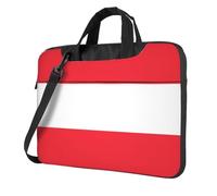 JxWCher Laptop Bag for Work & Commute, Shockproof, Austrian flag Print Computer Messenger with Shoulder Strap