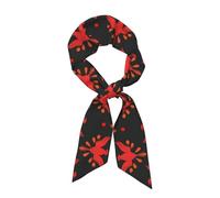 JxWCher Trendy Phoenix Birds Tiled Print Satin Scarf - Versatile Accessory for Hair, Neck & Bag | Chic Gift for Women