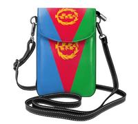 JxWCher Women's Leather Crossbody Phone Bag Wallet, Flag of Azerbaijan Print Handbags Flap Purse with Card Slots, Eritrean Flag, One Size, All-over Print