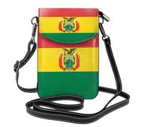 JxWCher Women's Leather Crossbody Phone Bag Wallet, Flag of Guyana Print Handbags Flap Purse with Card Slots, Flag of Bolivia, One Size, All-over Print