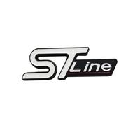 JXWZBHGSOZ 3D Car Front Grill Trunk Metal Logo ST Line Emblem Self-Sticker ST Line(B)