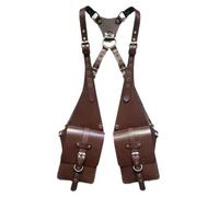 JXXUIRUIEEN Concealed Pack Backpack Retro Adjustable Steampunk Suspenders Underarm Bag for Travel/Outdoors(Color 1)