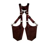 JXXUIRUIEEN Concealed Pack Backpack Retro Men's Leather Shoulder Bag Adjustable Zipper Pocket for Travel/Outdoors(Brown)