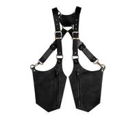 JXXUIRUIEEN Concealed Pack Backpack Retro Men's Leather Shoulder Bag Adjustable Zipper Pocket for Travel/Outdoors(Noir)