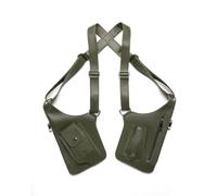 JXXUIRUIEEN Concealed Pack Backpack Retro Underarm Bag Small Shoulder Bag Men's Outdoor Vest Bag for Travel/Outdoors(Green)