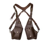 JXXUIRUIEEN Concealed Pack Backpack Steampunk Retro Suspenders Underarm Bag Outdoor Vest Bag for Travel/Outdoors(Colour 2)