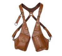 JXXUIRUIEEN Concealed Pack Backpack Steampunk Retro Suspenders Underarm Bag Outdoor Vest Bag for Travel/Outdoors(Colour 1)