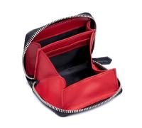 JXXUIRUIEEN Men Leather Credit Card Wallet Leather Compact Coin Purse for Men(Colour 1)