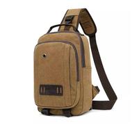 JXXUIRUIEEN Men's And Women's Canvas Chest Bag Casual Shoulder for Women Men(Colour 3)
