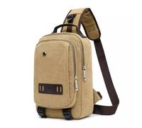 JXXUIRUIEEN Men's And Women's Canvas Chest Bag Casual Shoulder for Women Men(Colour 5)