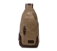 JXXUIRUIEEN Men's Canvas Casual Outdoor Shoulder Bag Chest for Women Men(Colour 4)