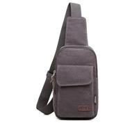 JXXUIRUIEEN Men's Chest Bag Canvas Casual Outdoor Sports for Women Men(Colour 5)