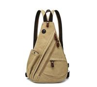 JXXUIRUIEEN Men's Chest Bag Retro Canvas for Women Men(Colour 4)