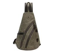 JXXUIRUIEEN Men's Retro Canvas Chest Bag for Women Men(Colour 3)