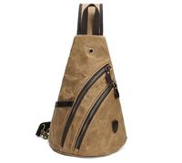 JXXUIRUIEEN Men's Retro Canvas Chest Bag for Women Men(Colour 4)