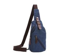 JXXUIRUIEEN Men's Single-Shoulder Canvas Chest Bag for Women Men(Colour 1)