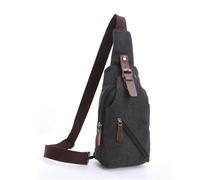 JXXUIRUIEEN Men's Single-Shoulder Canvas Chest Bag for Women Men(Colour 4)